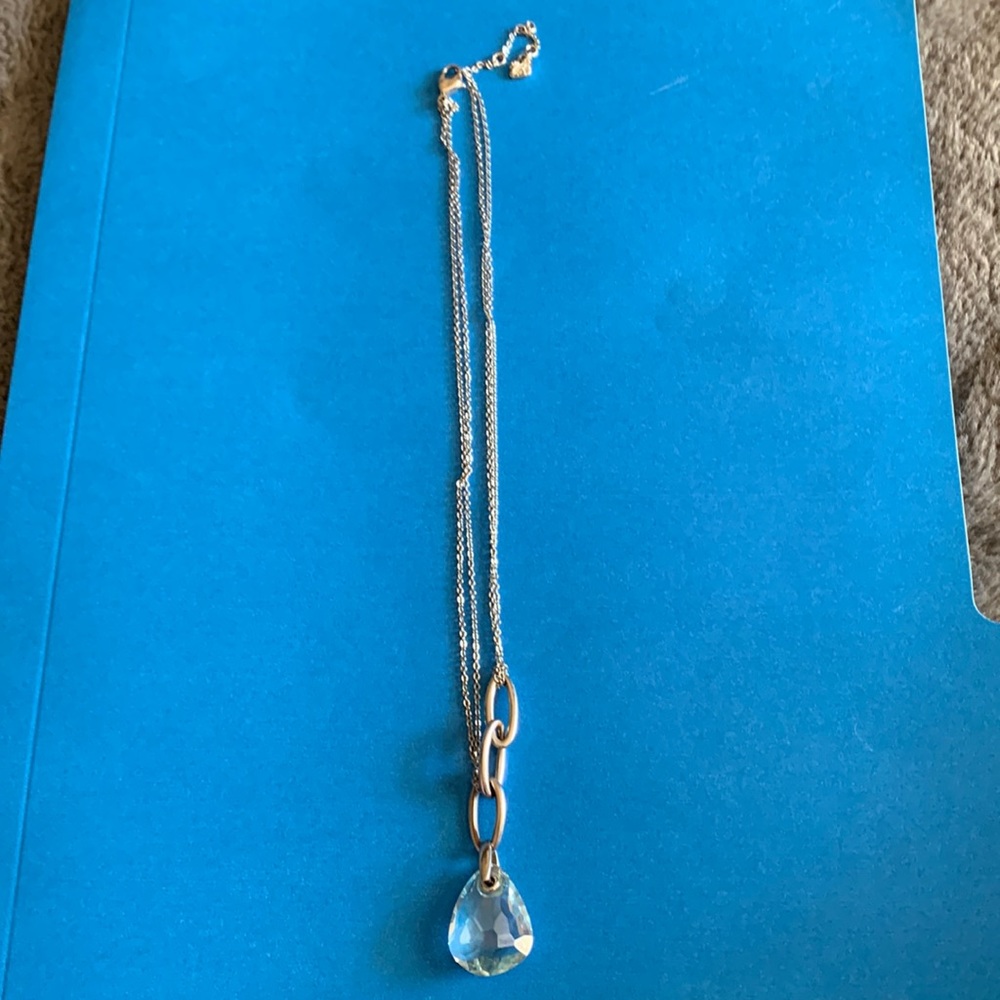 Swarovski crystal drop necklace
